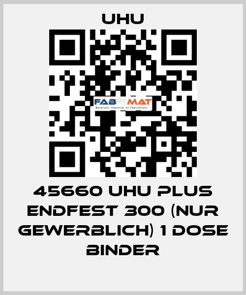 45660 UHU plus endfest 300 (NUR GEWERBLICH) 1 Dose Binder UHU