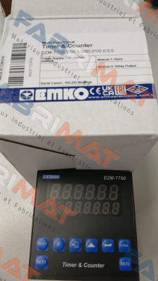 Model: EZM-7750 EMKO