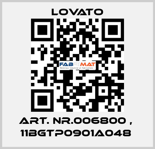 Art. Nr.006800 ,  11BGTP0901A048  Lovato