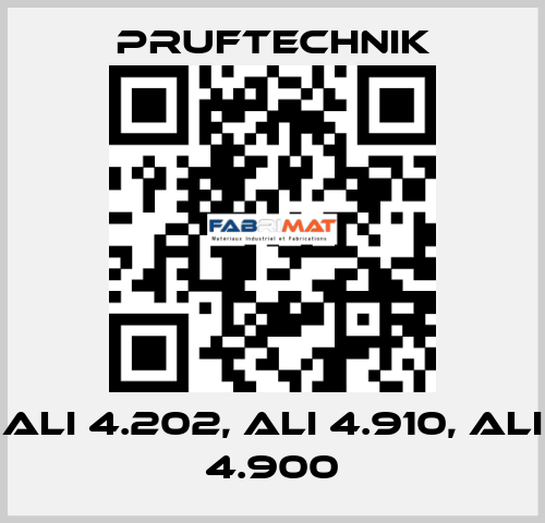 ALI 4.202, ALI 4.910, ALI 4.900 Pruftechnik