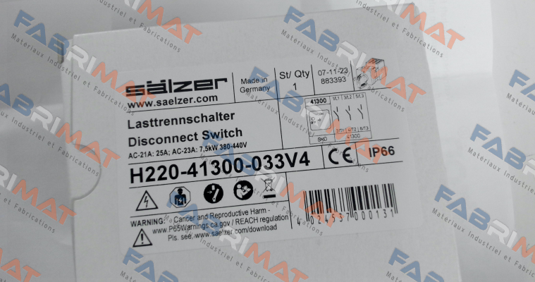 H220-41300-033V4 Salzer
