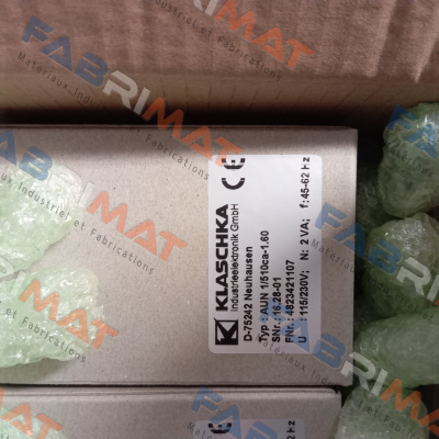 162801-007 - AUN1/510ca-1.60-115/230VAC Klaschka