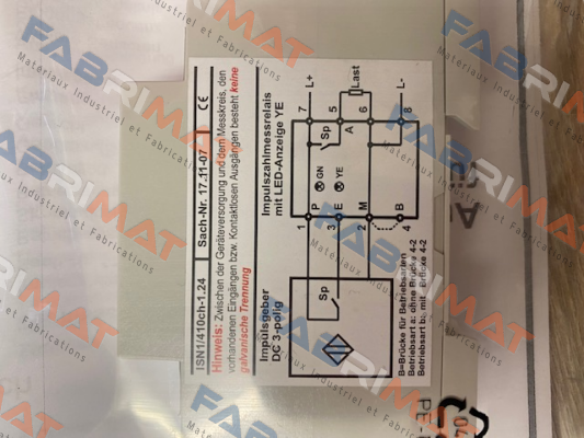 P/N: 132669-020 Type: HAD-18mg82b1-5NT1 2m Klaschka