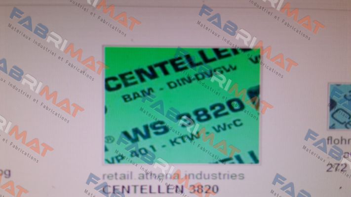 WS 3820 60 x 1500 x 4 mm Centellen