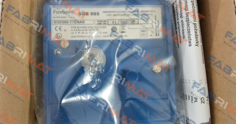 SGE985-T7EAAN Foxboro
