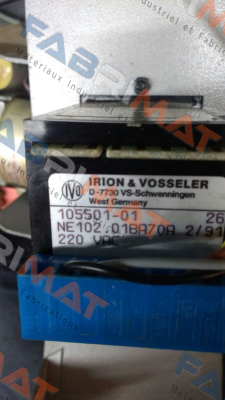 NE 102.01BA70A - obsolete , alternatives are NE131.012AX01 / 10131983, NE131.013AX01 / 10133006, NE134.012AX01 / 10124963, or NE134.022AX01   Irion-Vosseler