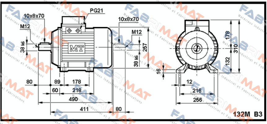 DN   132  M4/8 Fimet