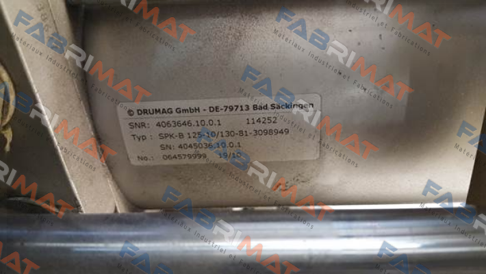 Repair kit for the cylinderSPK-B 125-10/130-81-3098949 -  not available  Specken Drumag