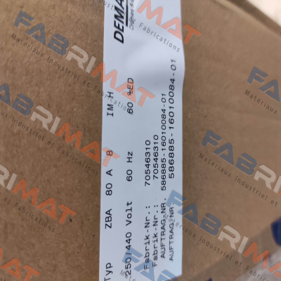 ZBA 80 A 8 B007 H 1 Demag