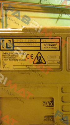 SV 25 B  Leybold