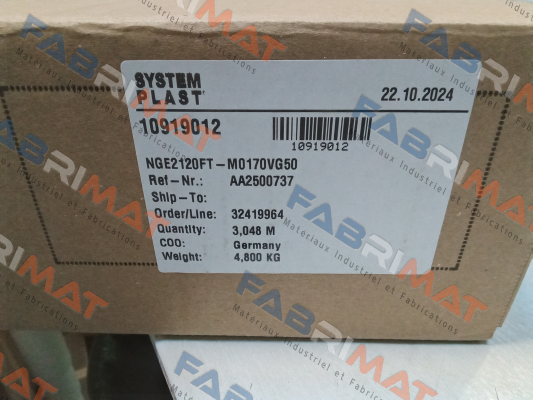 NGE2120FT-M0170VG50 System Plast