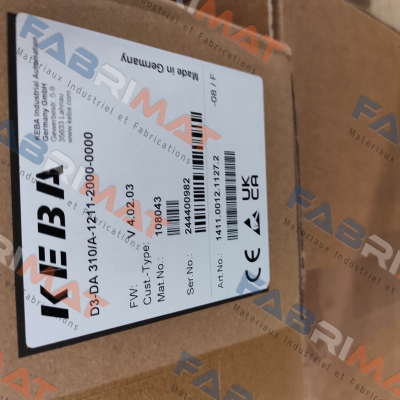 D3-DA-310/A-1211-20000-0000 Keba