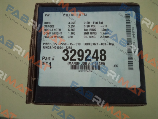 EA113 20mm 83.00 Wiseco