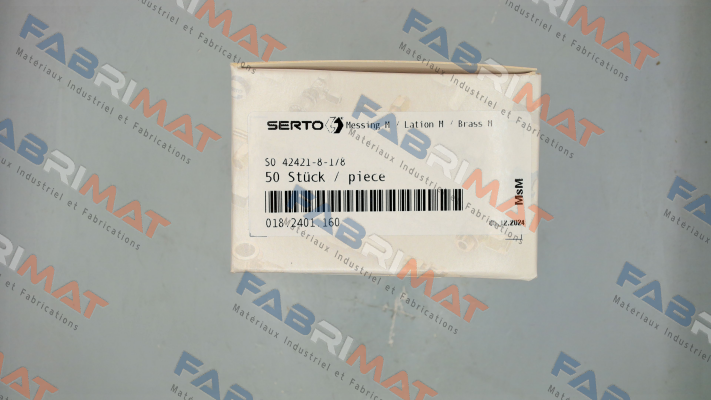 P/N: 018.2401.160, Type: SO 42421-8-1/8 Serto