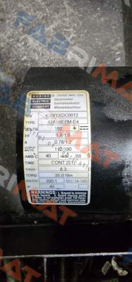 coal for 42A5BEPM-E4 BODINE ELECTRIC