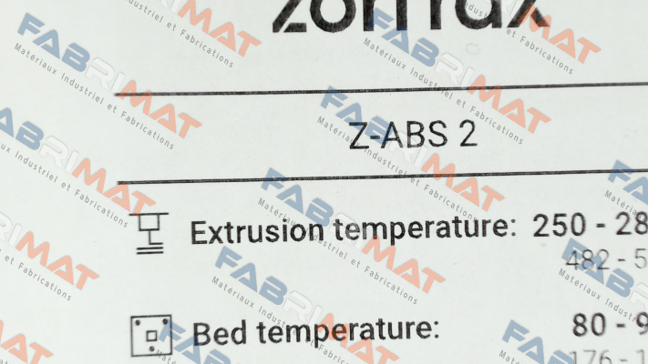 Zortrax Z-ABS v2 filament - 1,75mm - 800g - Blau (ID 25823) Zortrax