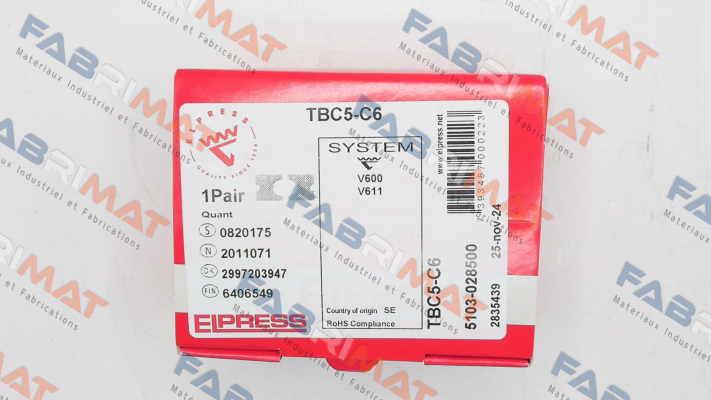 p/n: 5103-028500, Type: TBC5-C6 Elpress