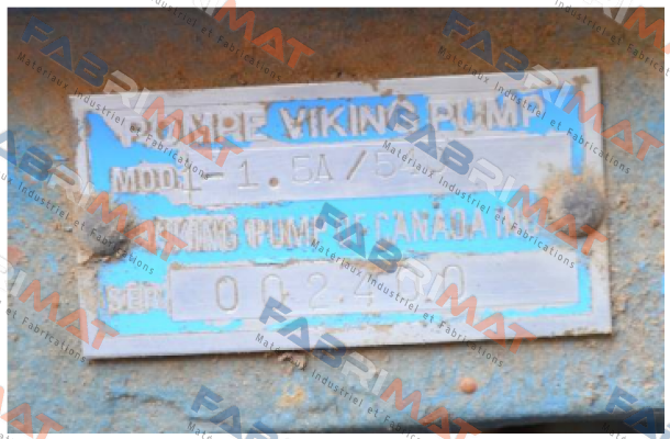 Mechanical seal for glycol centrifugal pump Pump model: 1-1.5A series 540  Viking