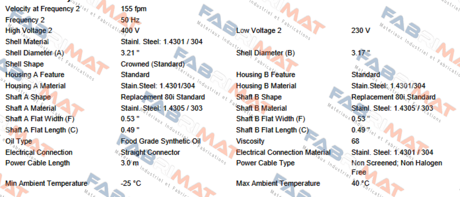 MI-DM0080 DM0803-AAC11E0U8EDC-200MM Interroll