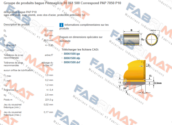 80061500 Permaglide