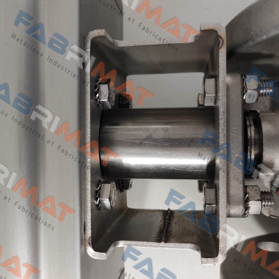 Stainless steel bridge + drive  for ball valve DN50 ( F05-07/14-22mm) Alphair