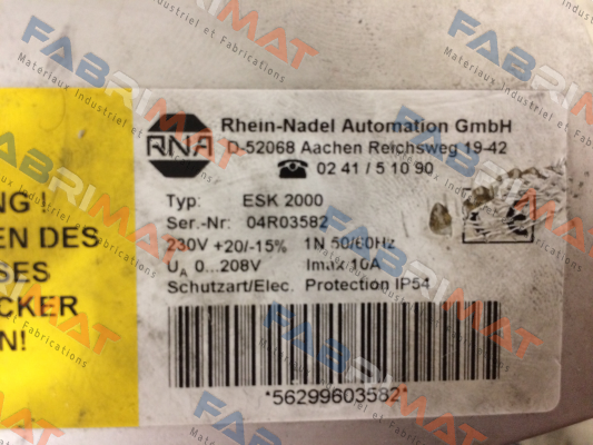31003561 , type ESK-2000  RNA