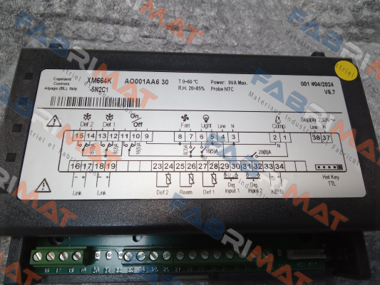 20258900032     SC.6REL.DIX.XM664K FW NEW 230V Dixell