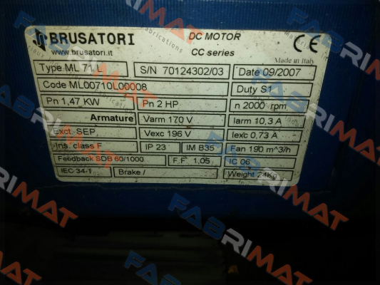 ML00710L00008  Brusatori