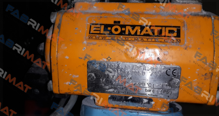 Gasket for Type: ES0025.M1A05A obsolete, replacement FS0025M50CWALLYD11SNA00  Elomatic