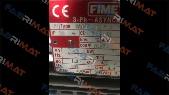 Typ MAO F 112 M-8 B5, Fimet