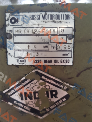 MR IV 126 F01A - obsolete, alternatives - R000016324 or MR V 742 UO4E - HB3 90L 6 230.400-50 B  Rossi