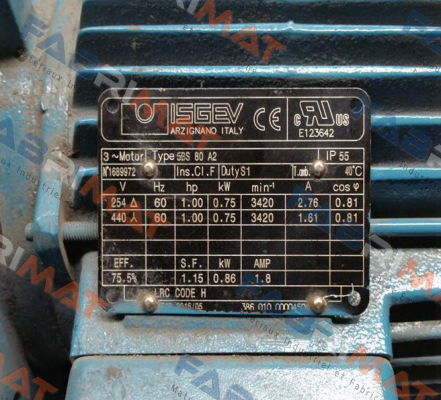 58S  80 A2 OEM  Isgev