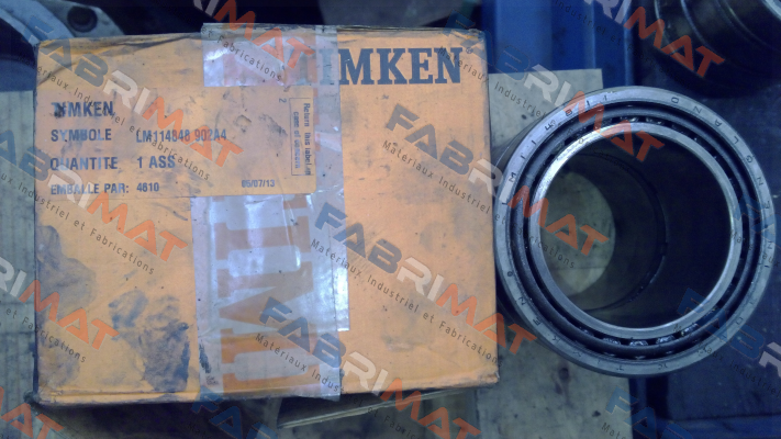 LM114848 902A4 REPLACED BY LM114848-2 (106155) - Alternative LM114848 99401 (106140)  Timken