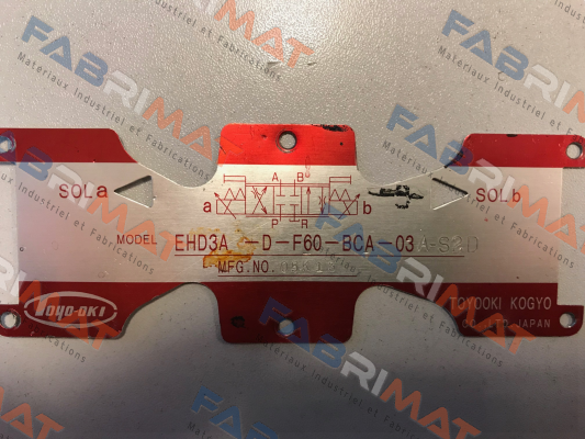 EHD3A-D-F60-BCA-03A-S2D  JTEKT FLUID POWER SYSTEMS CORPORATION (ex. Toyooki)