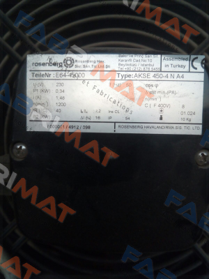 AKSE 450-4 G.4FF A4  Rosenberg