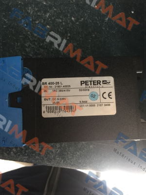 21801.40025  replaced by 2B200.40025  Peter Electronic