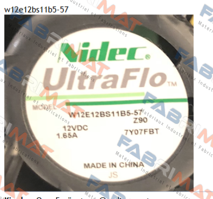W12E12BS11B5-57 (OEM)  Nidec