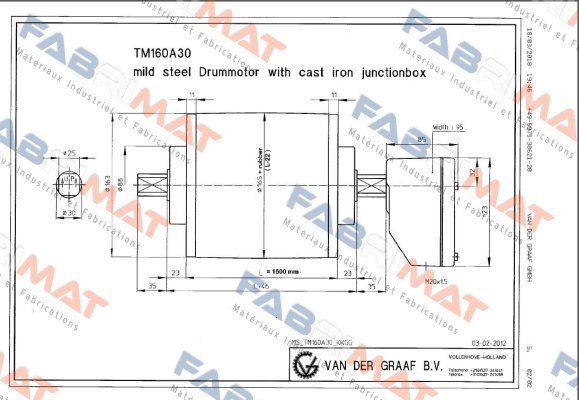 TM160A30-0410-1500  Van der Graaf