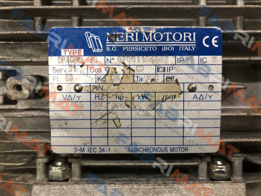 DP100BL   Neri Motori