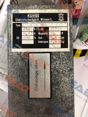 5293460101, type V10/9 GL RE 110V AC Kuhse