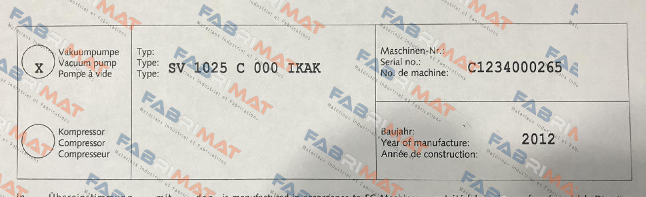 SV1025.C000.IKAK   Busch