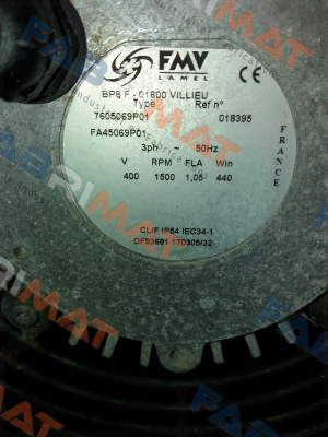 XGZA9999W Type S0450 VD46 TG060W04  FMV-Lamel (now Ziehl Abegg)