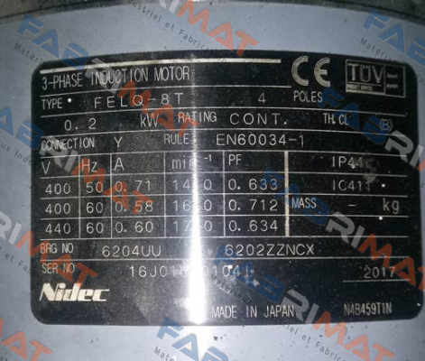 FELQ-8T Nidec