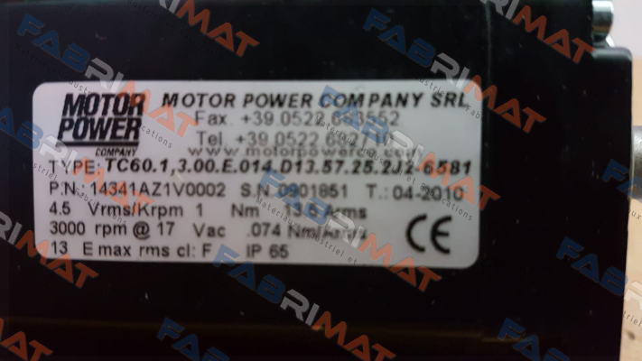 2J2-6581 Motor Power