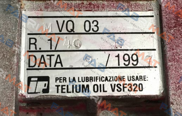 MVQ 03 obsolete, replaced by MV30 R=1:40 G56 B14 Ghirri
