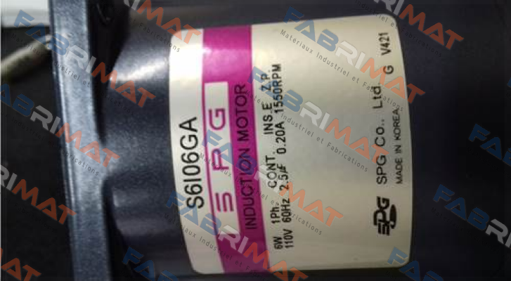 S6I06GACE Spg Motor