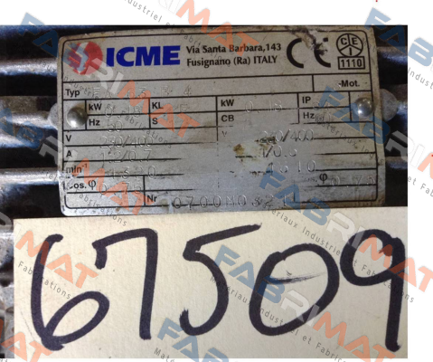FA 63 B4 Icme Motor