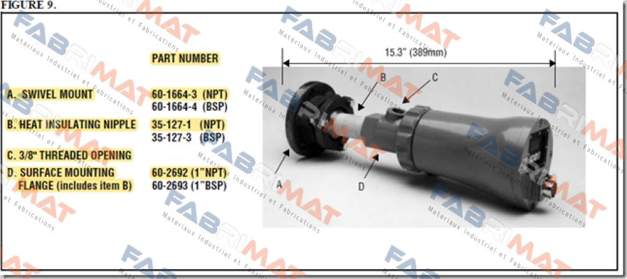 76090000 NPT 3/8" Fireye