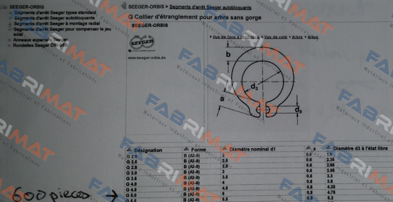 G 5.0 Seeger Orbis