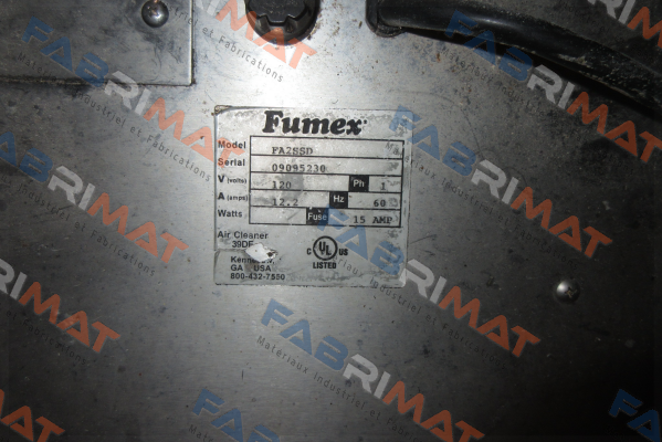 FA2SSD old PN/ new PN FA2 Fumex